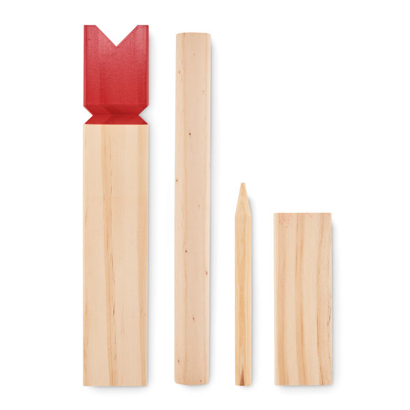 Kubb sæt i bøgetræ - Billede 3